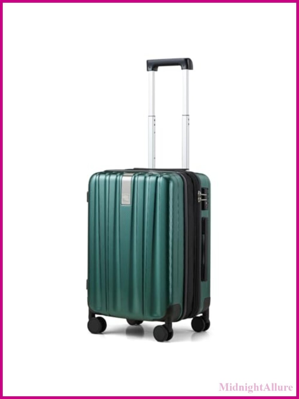 Expandable Carry On Luggage 20 Inch Airline Approved PC Hard Shell Spinner
